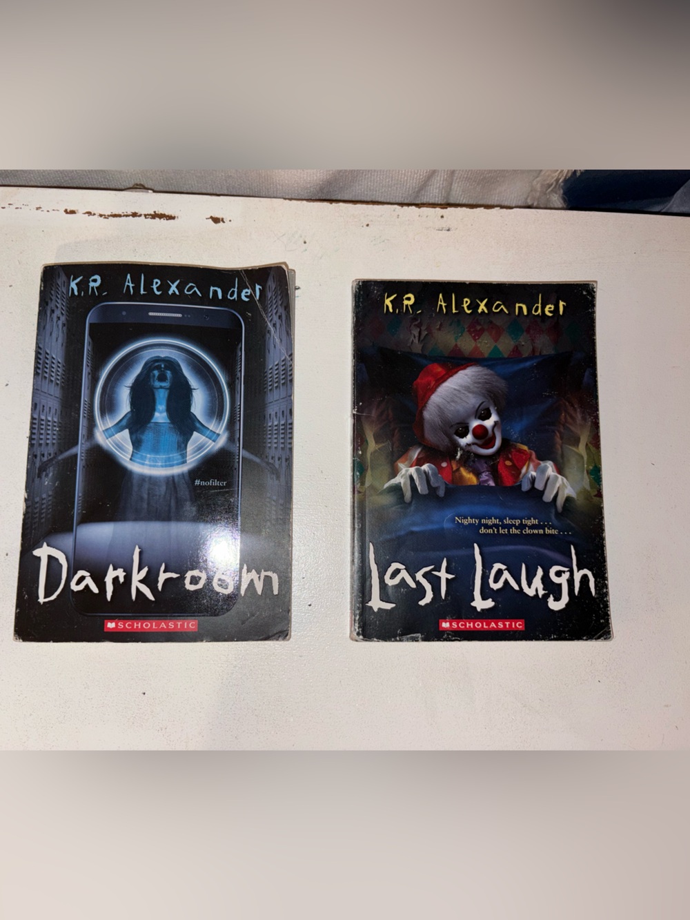 R.L. Stine Goosebumps-style Horror Paperback Lot - Black & Blue Covers